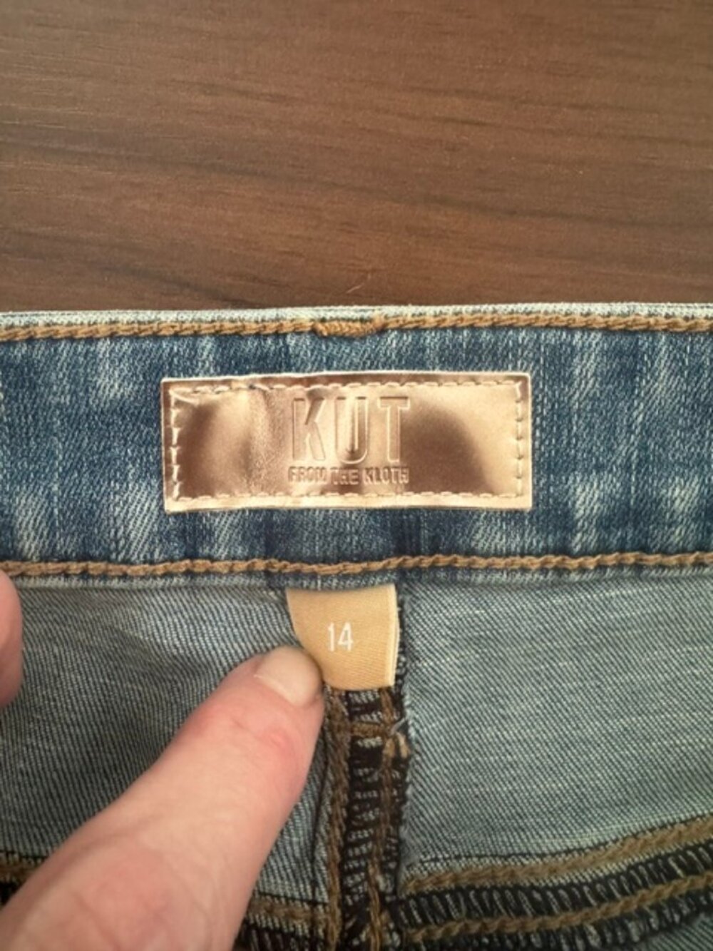 NWT Kut from the Kloth Connie High Rise Crop, Size 14 - Picture 4 of 8